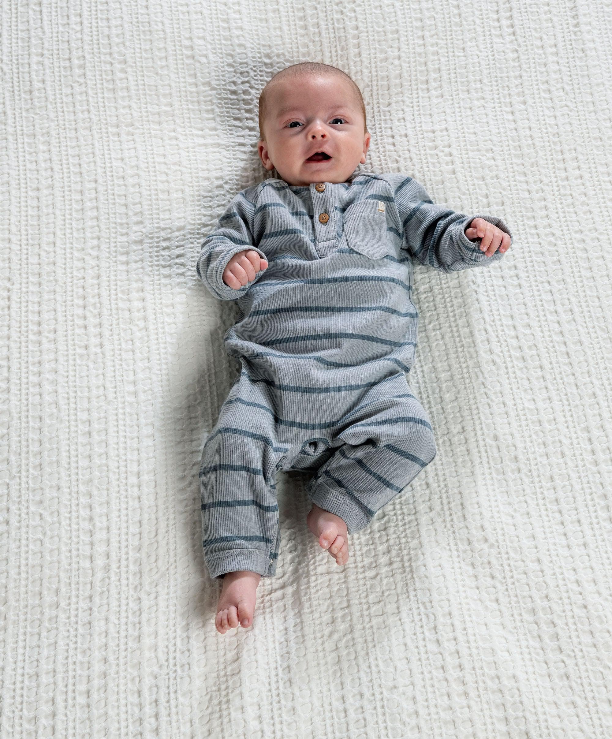 Striped Romper β Blue - Image 2