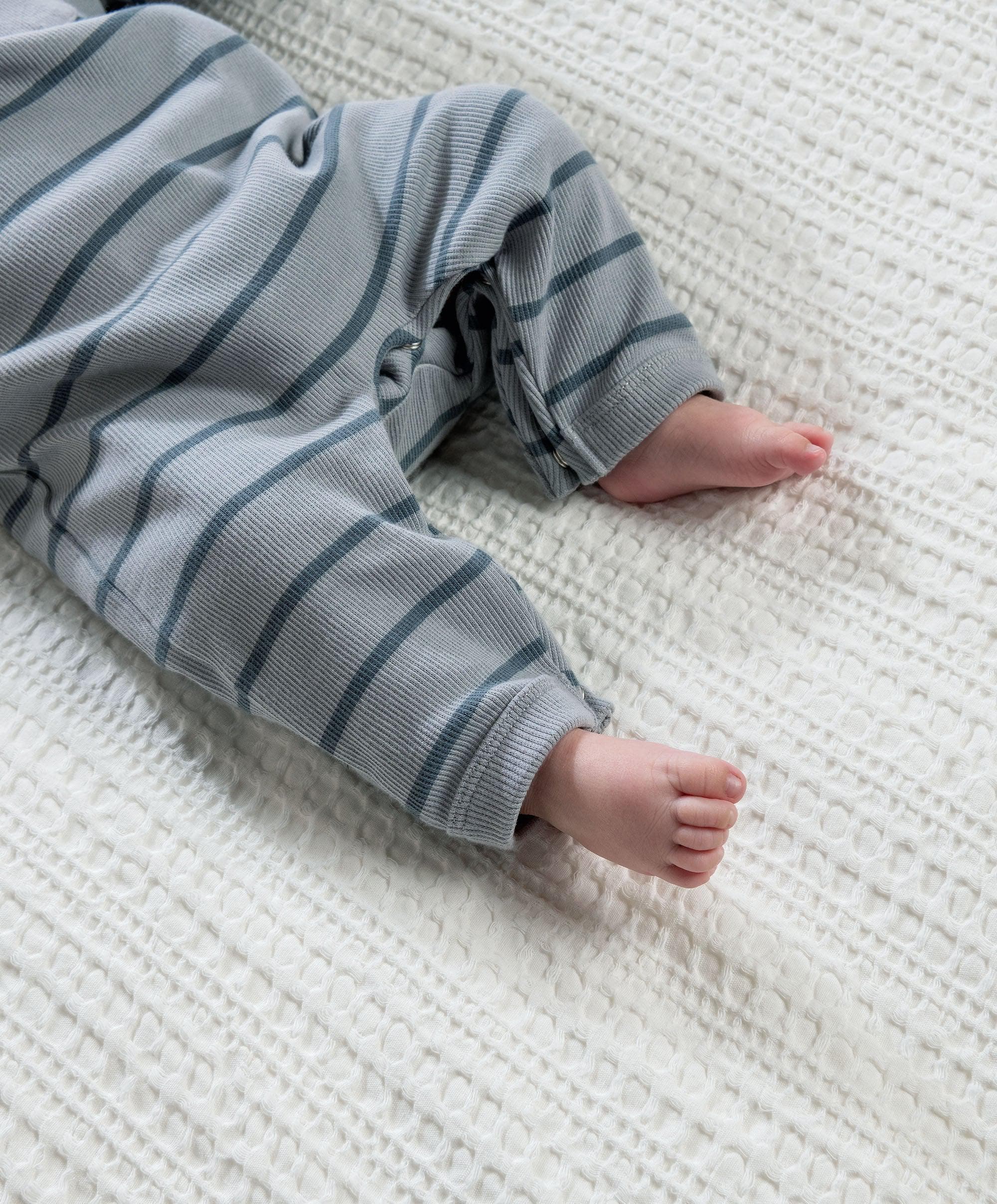 Striped Romper β Blue - Image 4