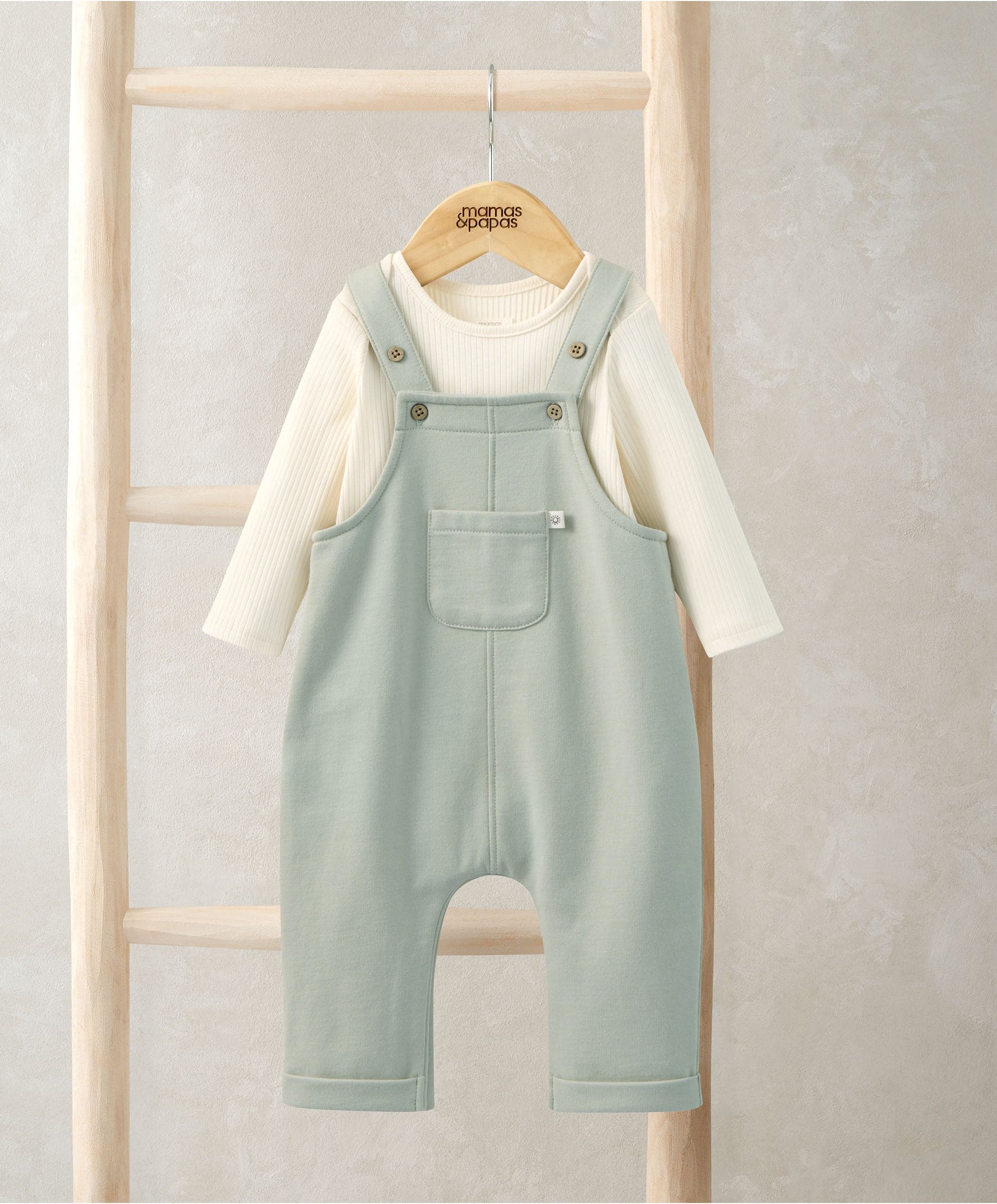 Dungaree & Bodysuit Set