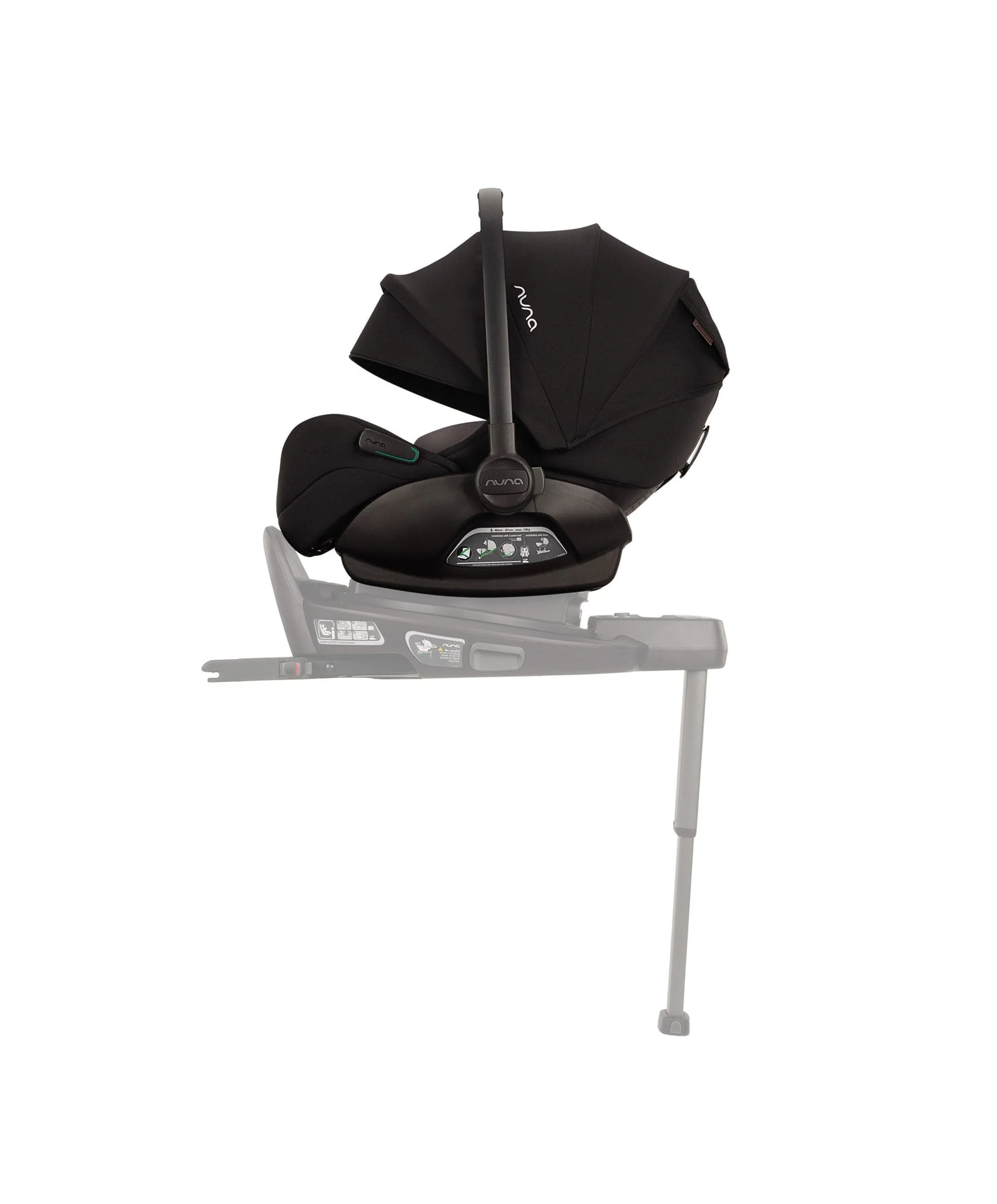 Nuna TRIV Next Pushchair with Arra Flex Car Seat & Base – Caviar - Image 11