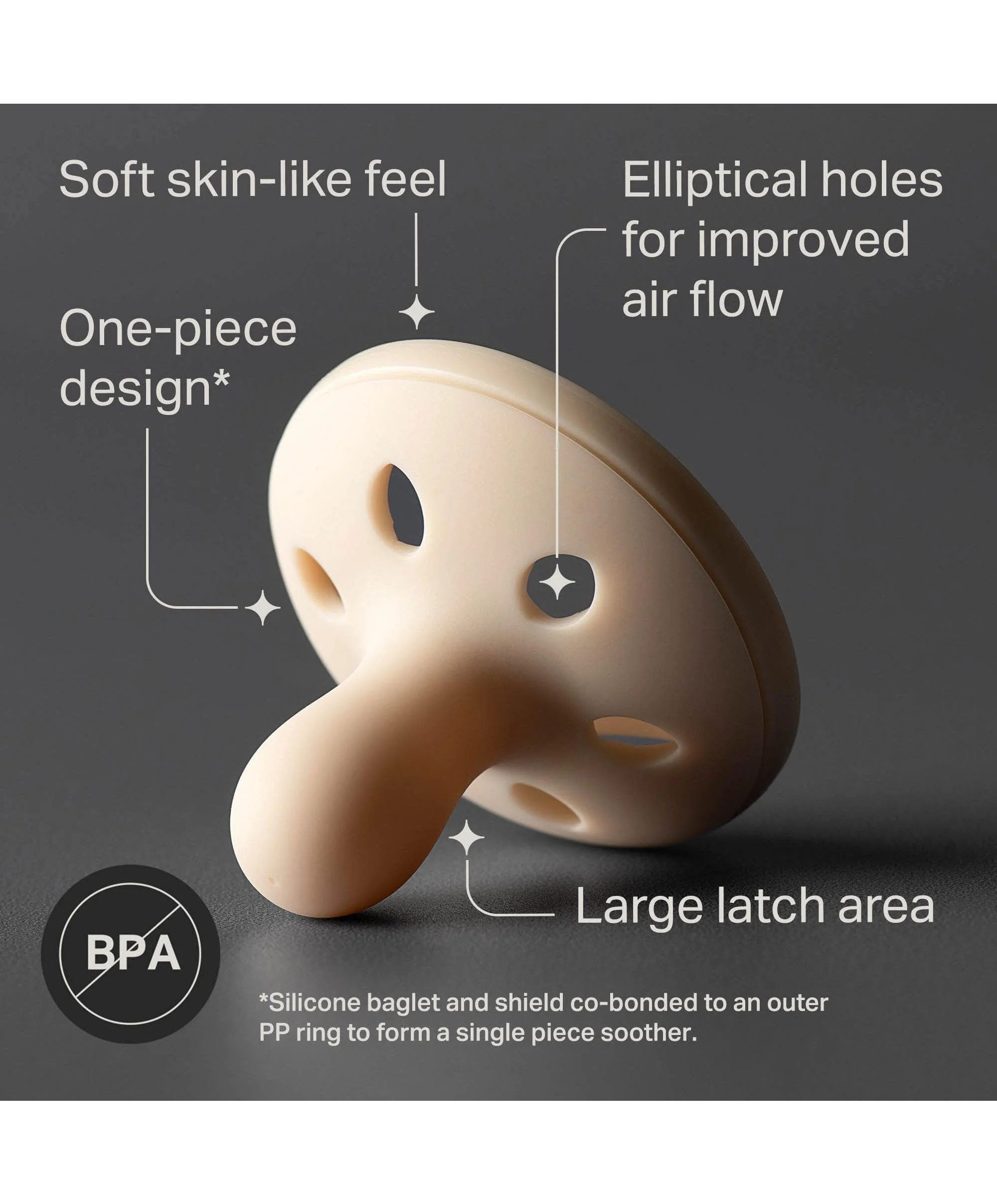 Tommee Tippee Breast-like Soothers 0-6m (2 Pack) - Image 3