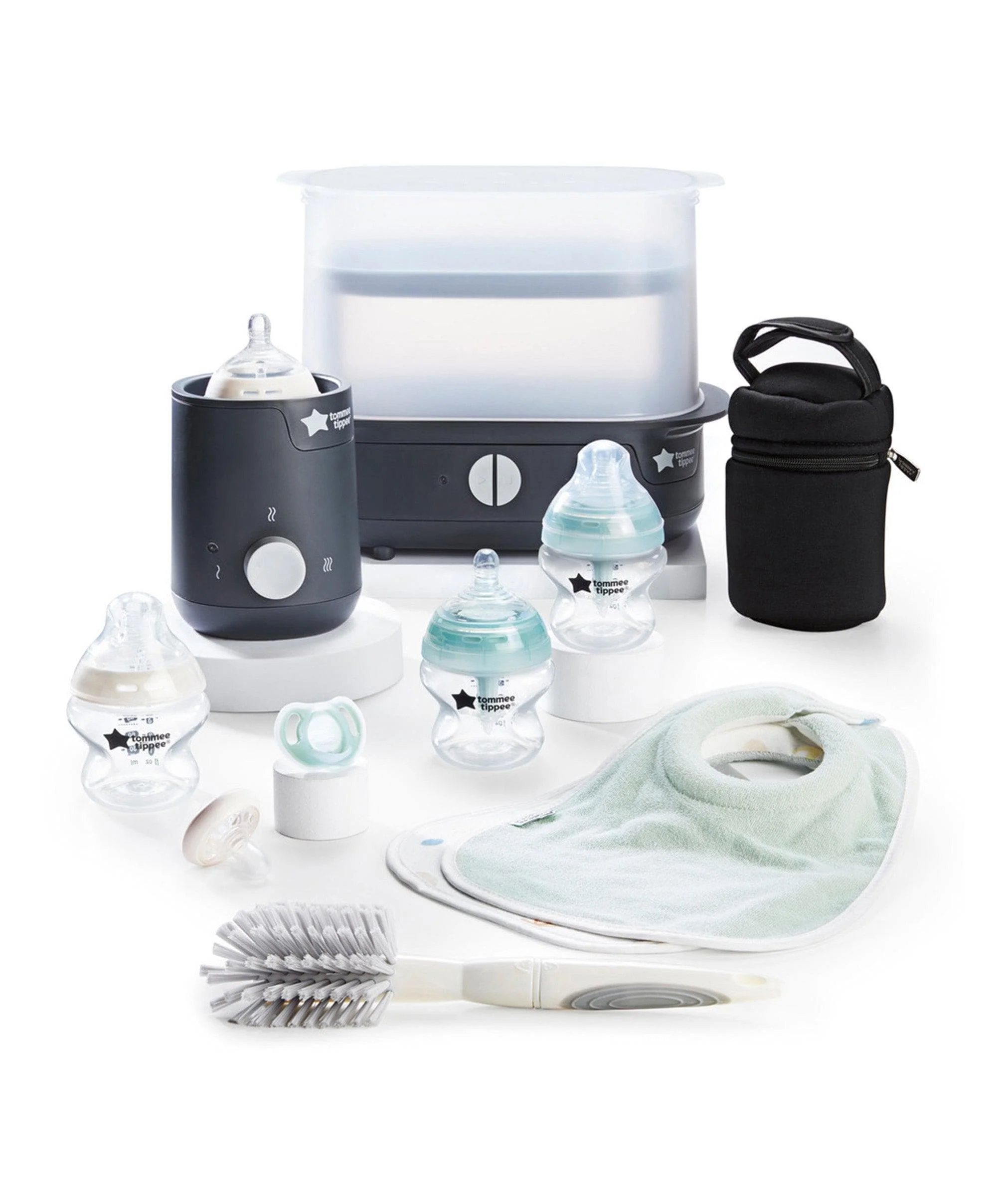 Tommee Tippee Perfect Prep Formula Feed Maker & Complete Feeding Set Bundle - Slate - Image 4