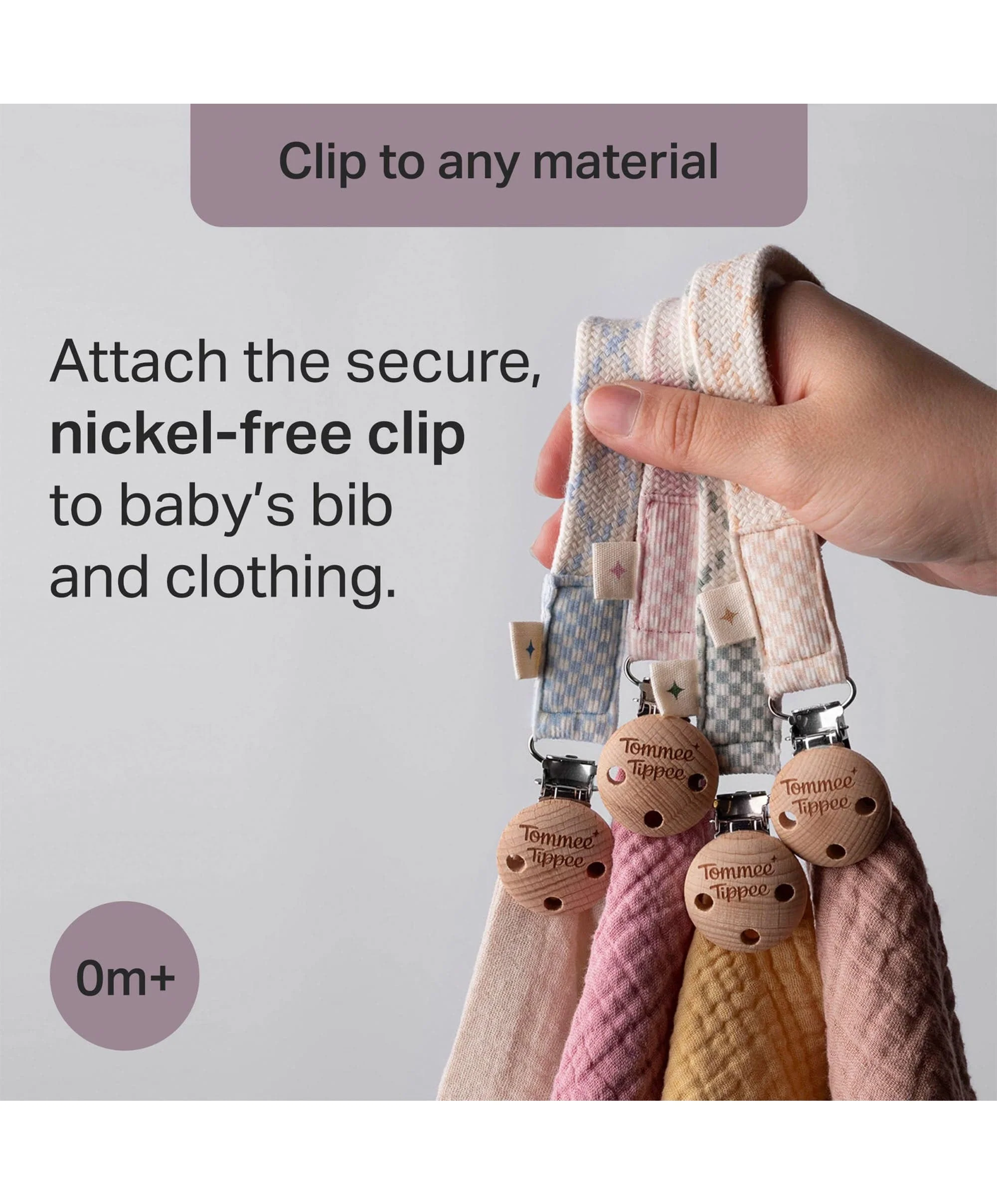 Tommee Tippee Soother Clip - Pink - Image 6