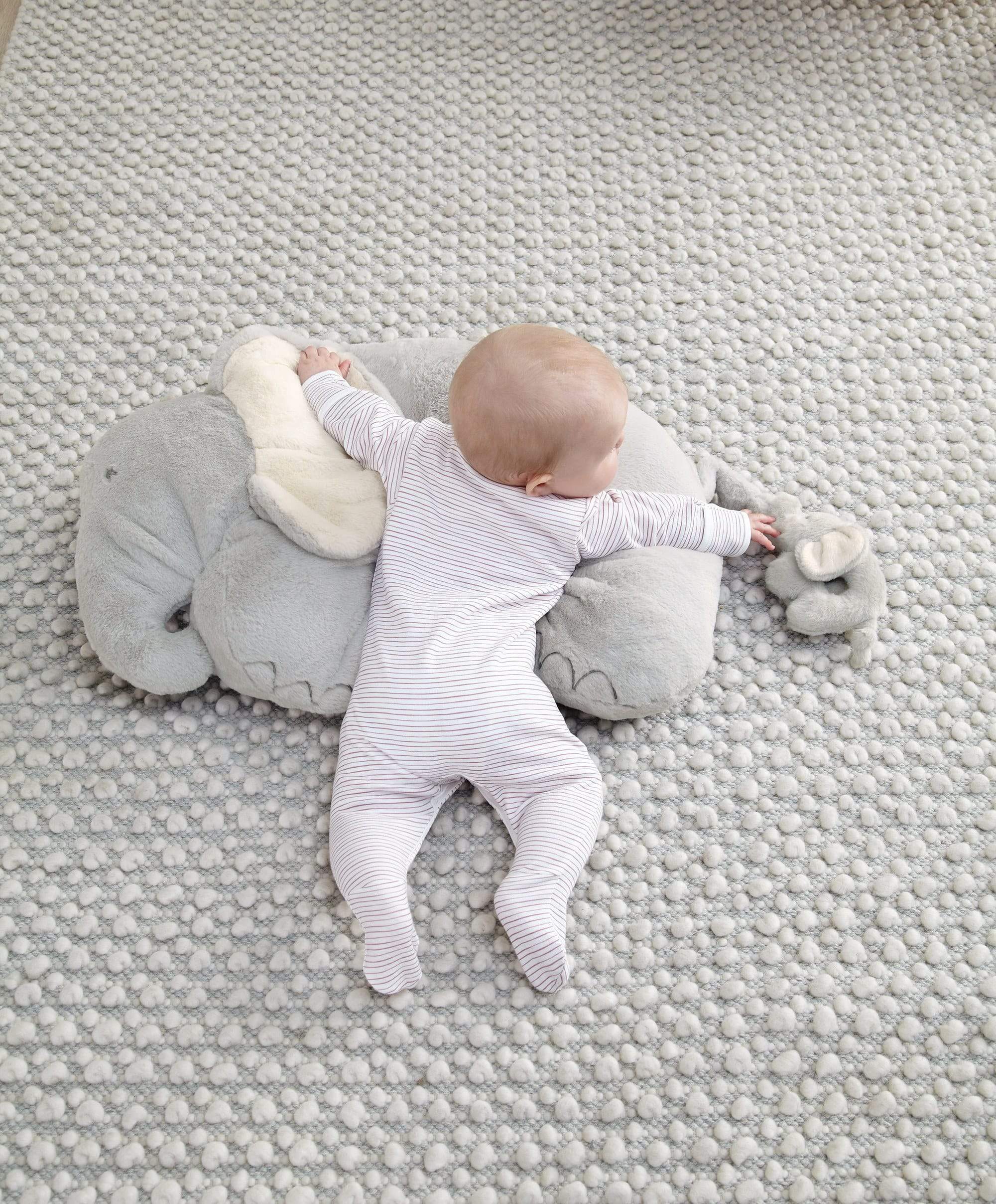 Tummy Time Snugglerug - Welcome to the World Elephant - Image 4