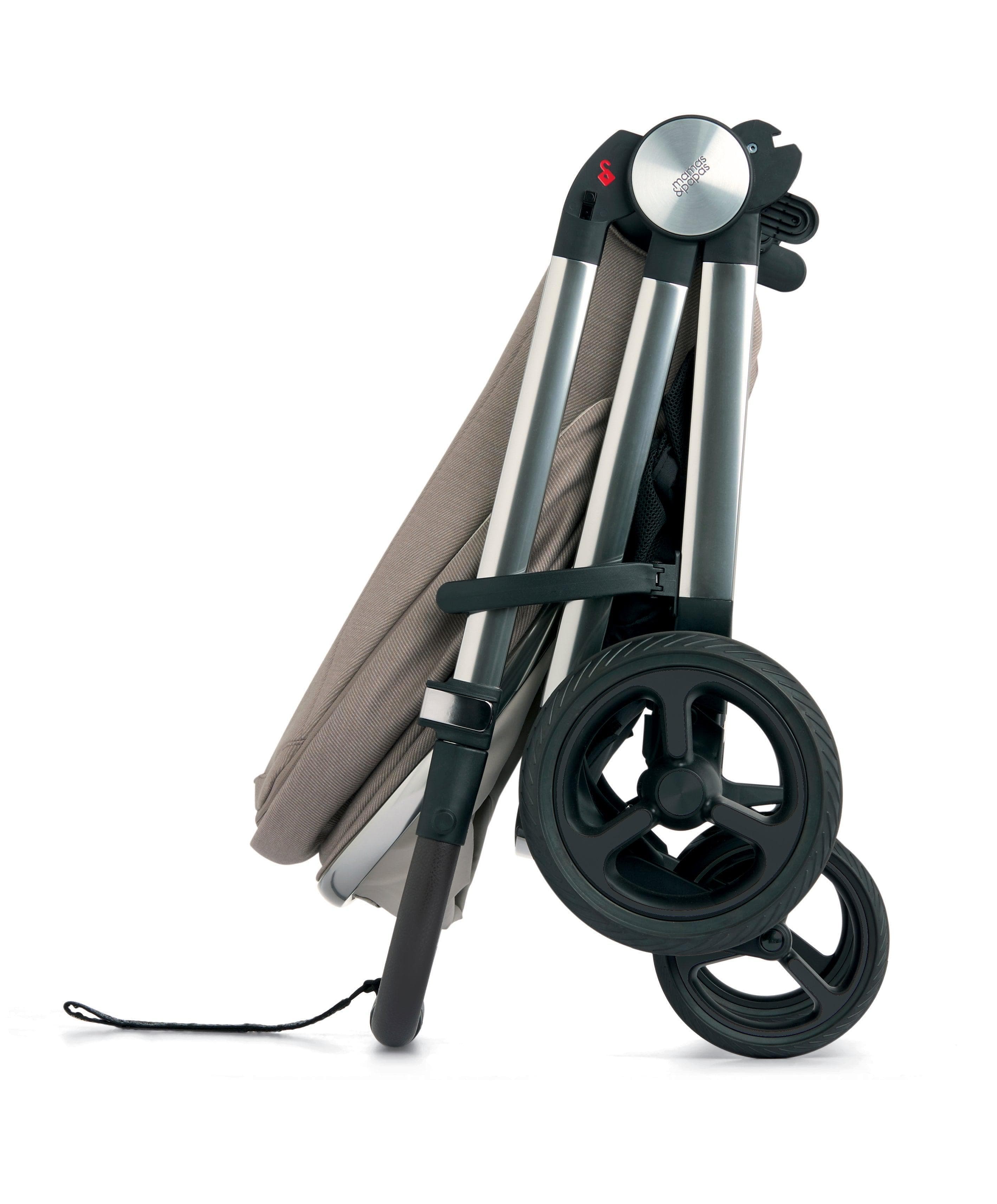 Vardo Pushchair Bundle with Cybex Cloud T+ Car Seat (9 Pieces) - Heritage - Image 9