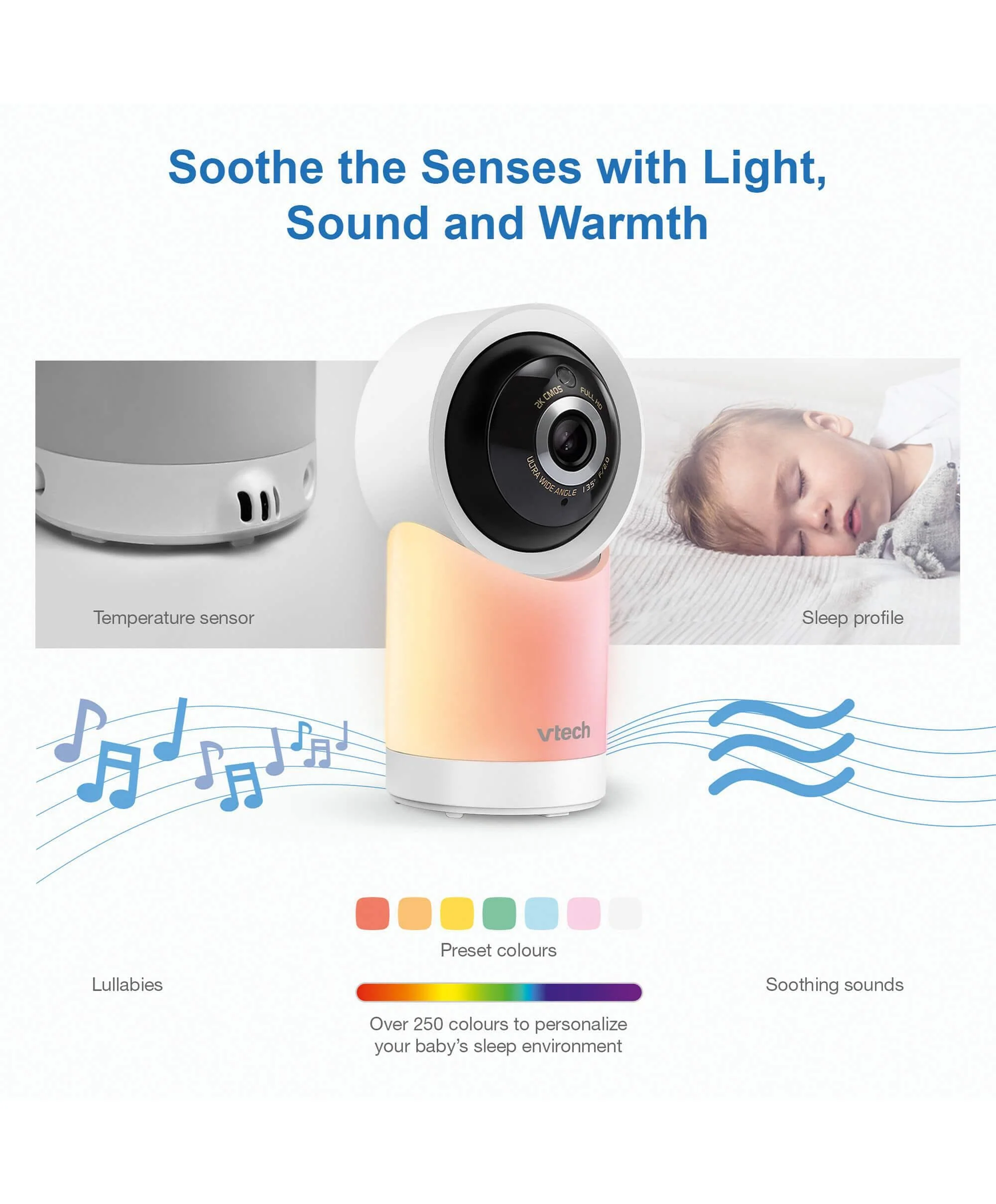 VTech RM5766HD Smart Video Baby Monitor - Image 6