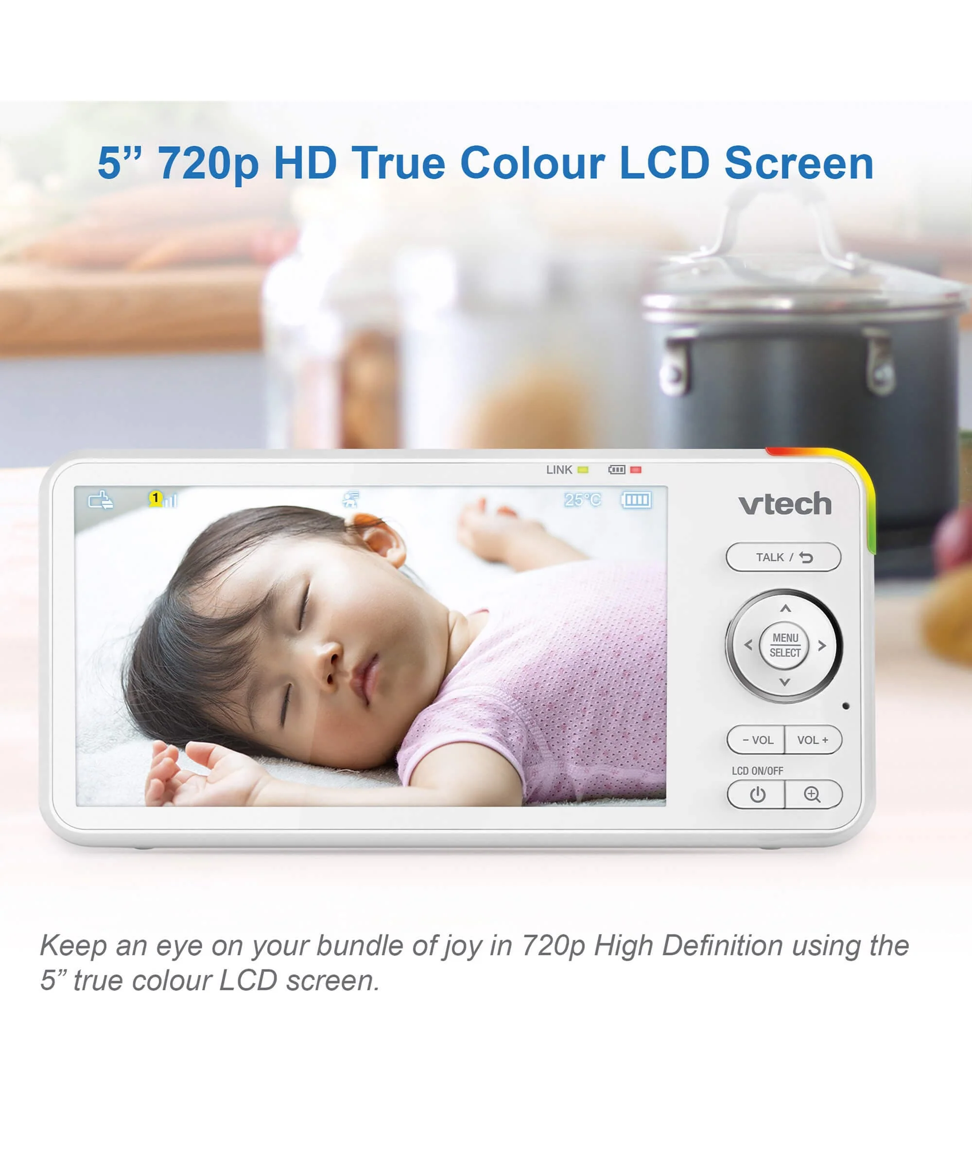 VTech RM5766HD Smart Video Baby Monitor - Image 7