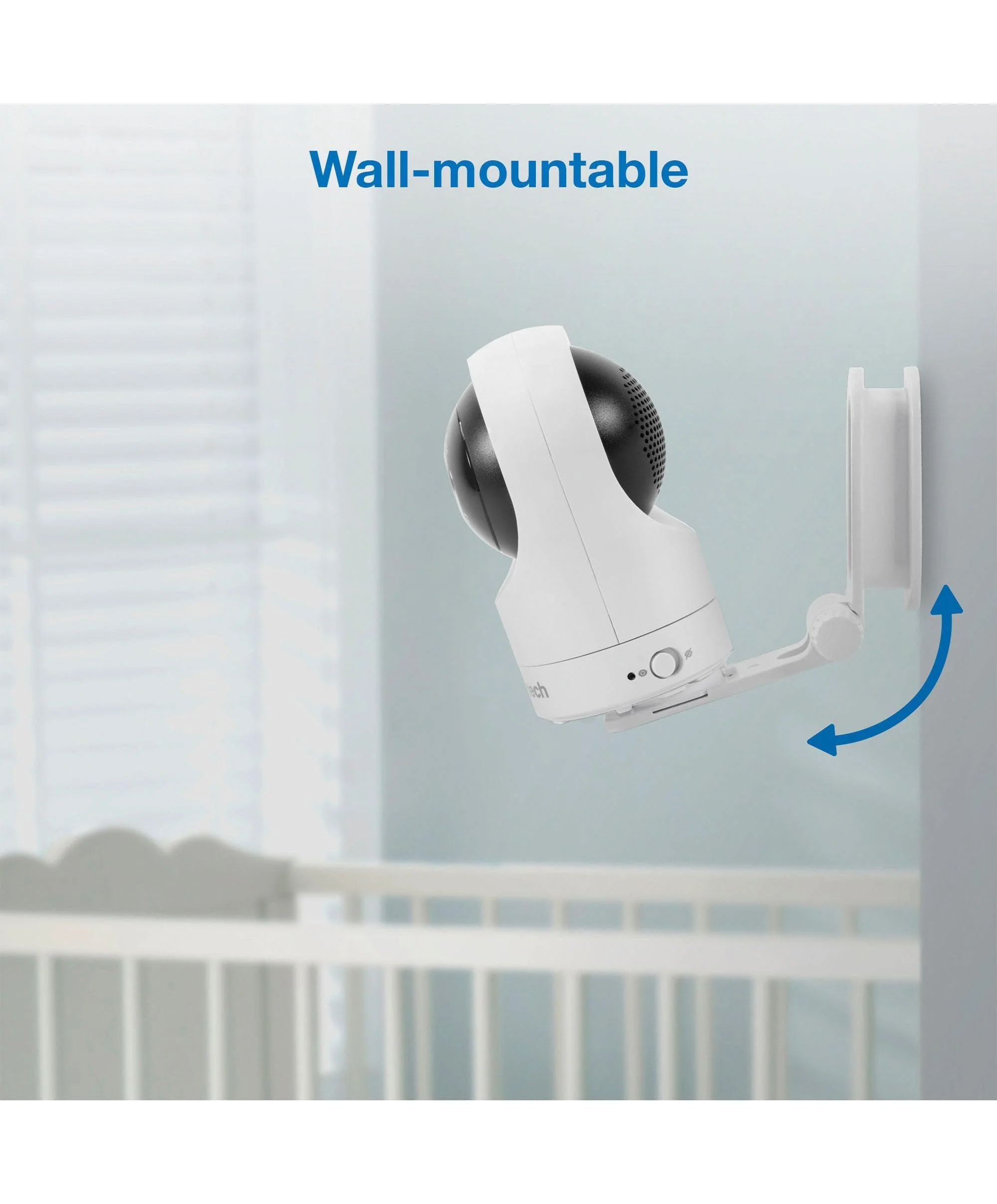VTech RM9761 Wi-Fi 1080p Smart Baby Cam – White - Image 4