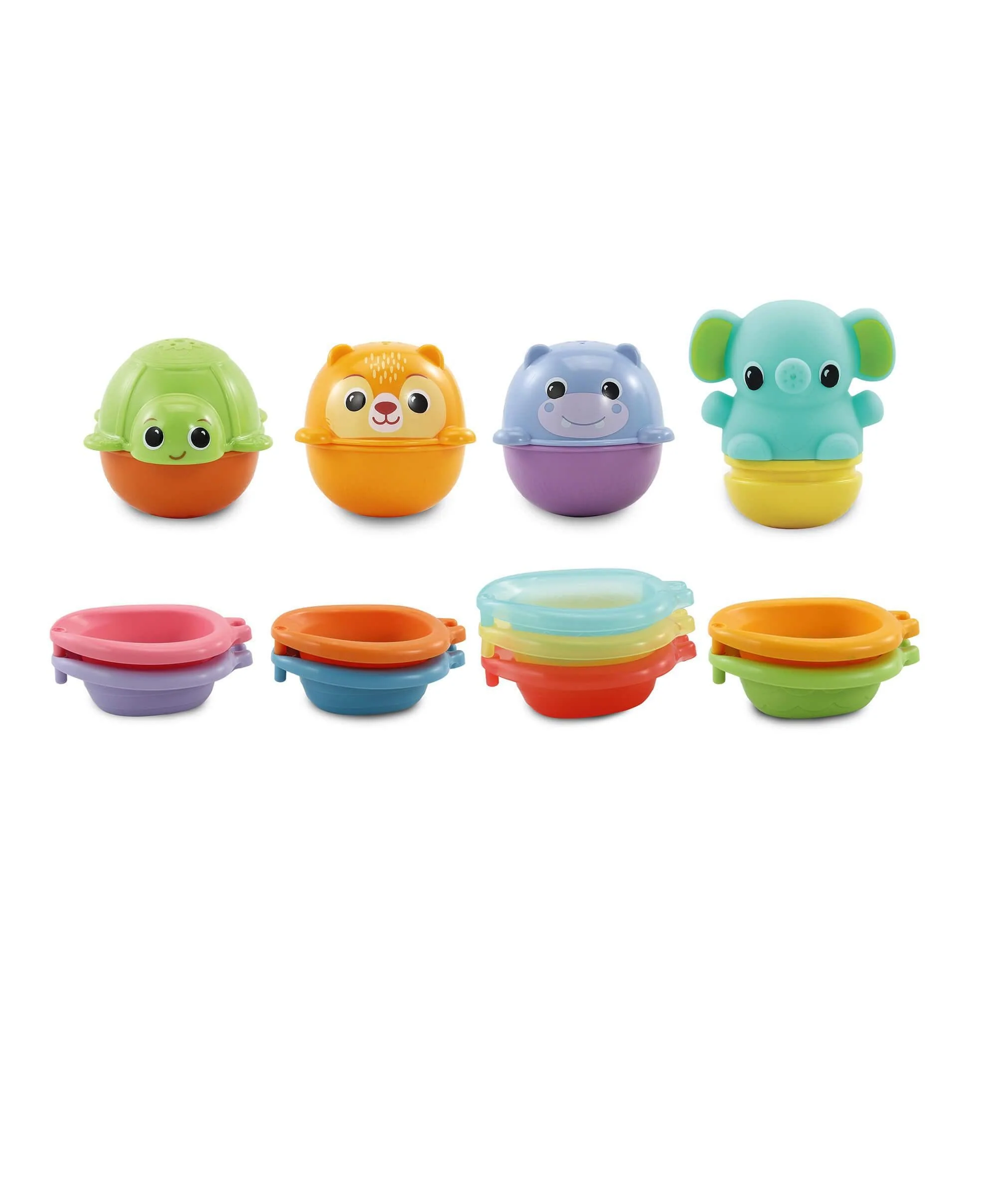 VTech Stack & Splash Bathtime Boats Toys - Image 2