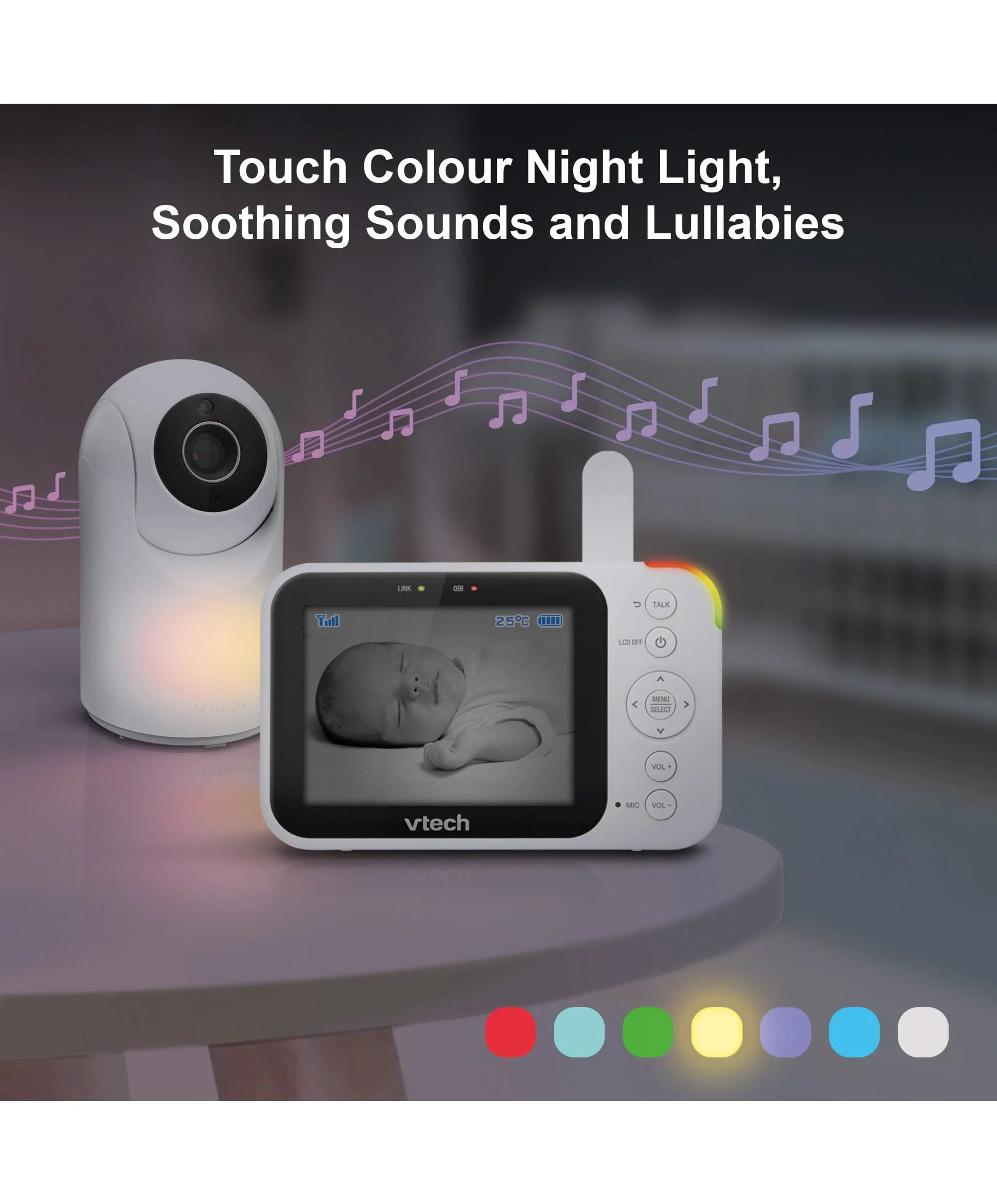 VTech VM4263 3.5" Video Monitor - Image 4