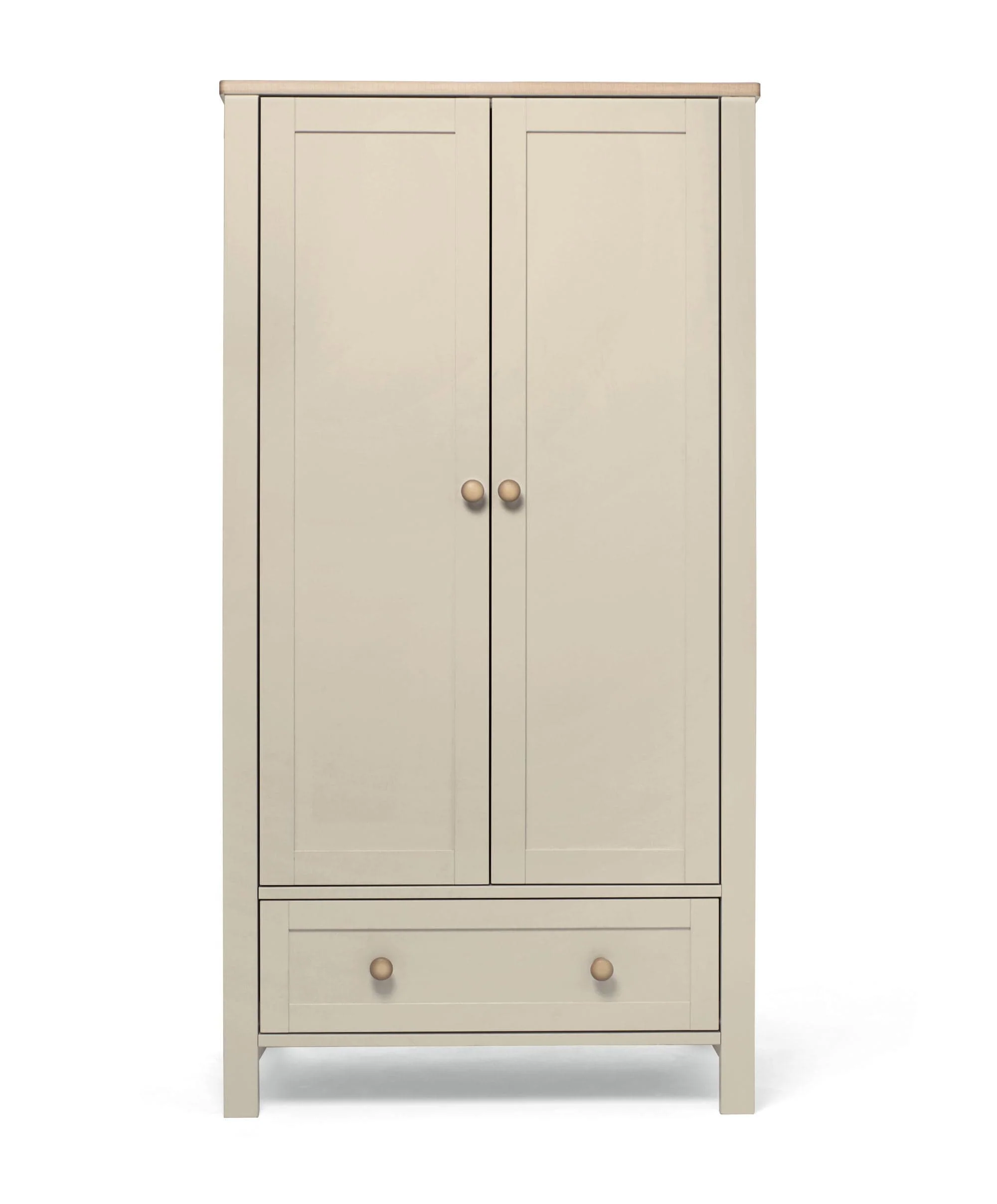 Wedmore 3 Piece Cotbed Range with Dresser Changer & Wardrobe - Cashmere/Oak - Image 11