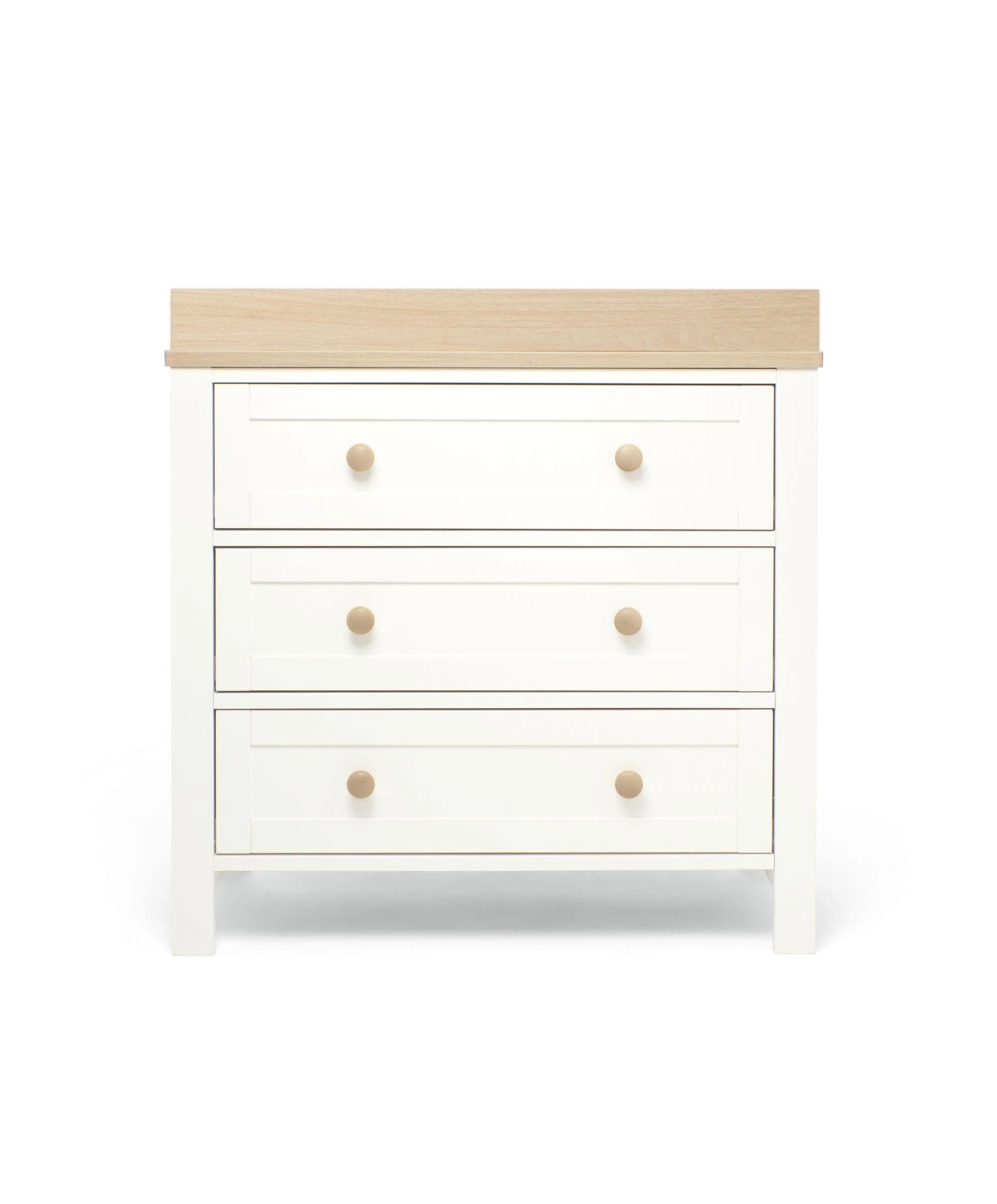 Wedmore 3 Piece Cotbed Range with Dresser Changer & Wardrobe - White/Oak - Image 14