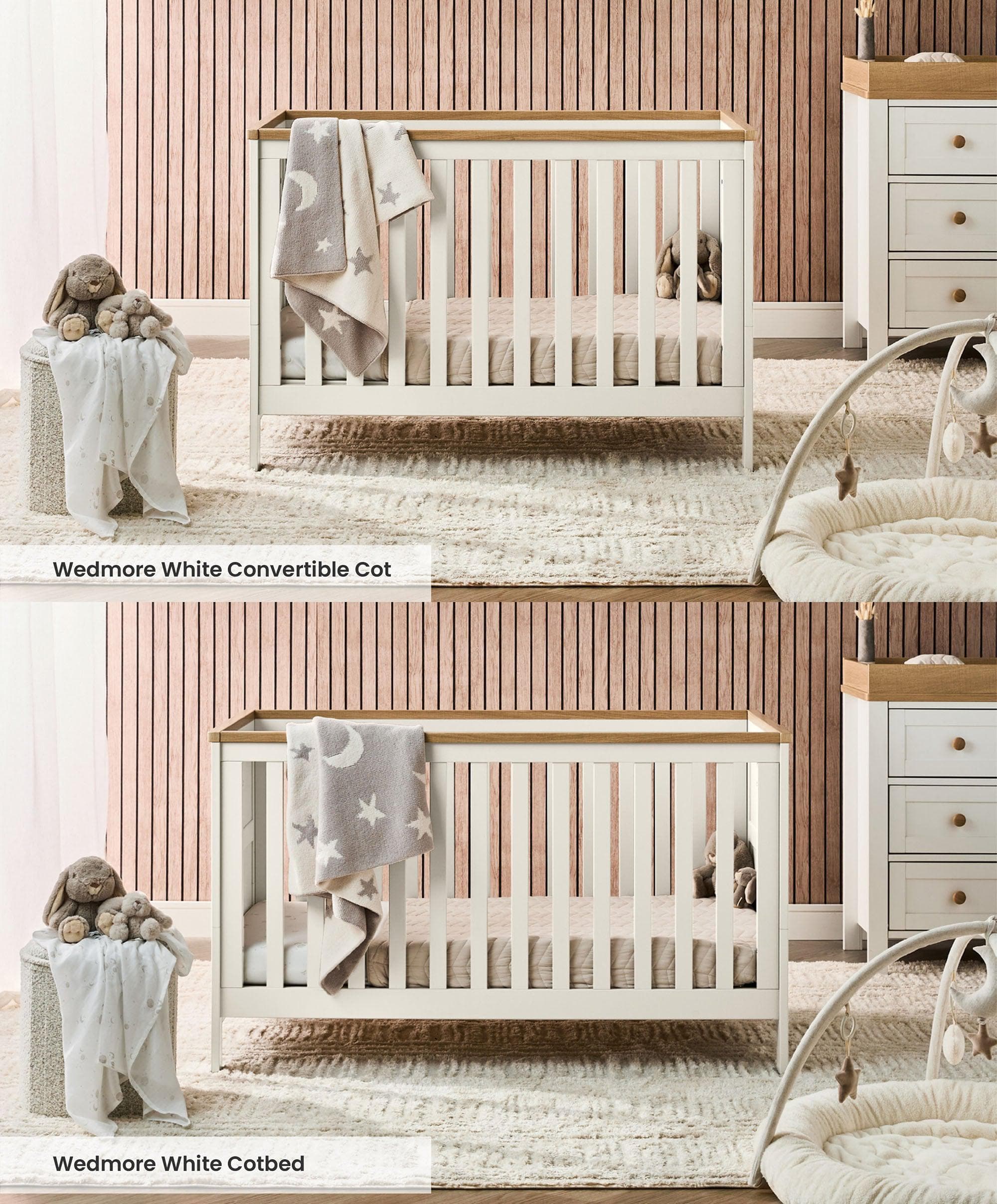 Wedmore Small Cotbed - White - Image 7